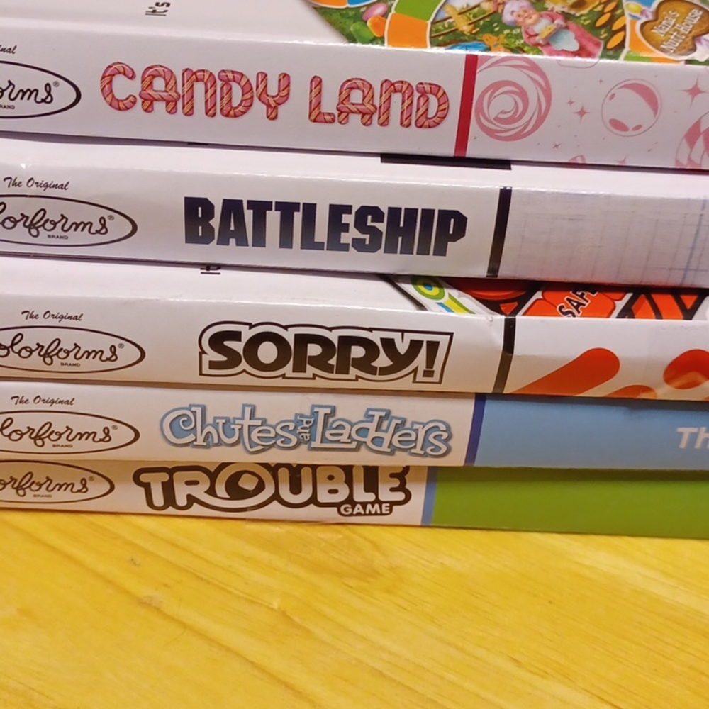 Five Colorforms games - Picture 1 of 6